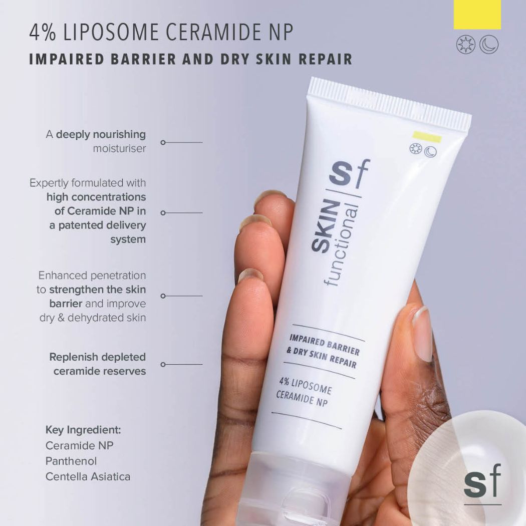 4% Liposome Ceramide NP Impaired barrier and dry skin repair